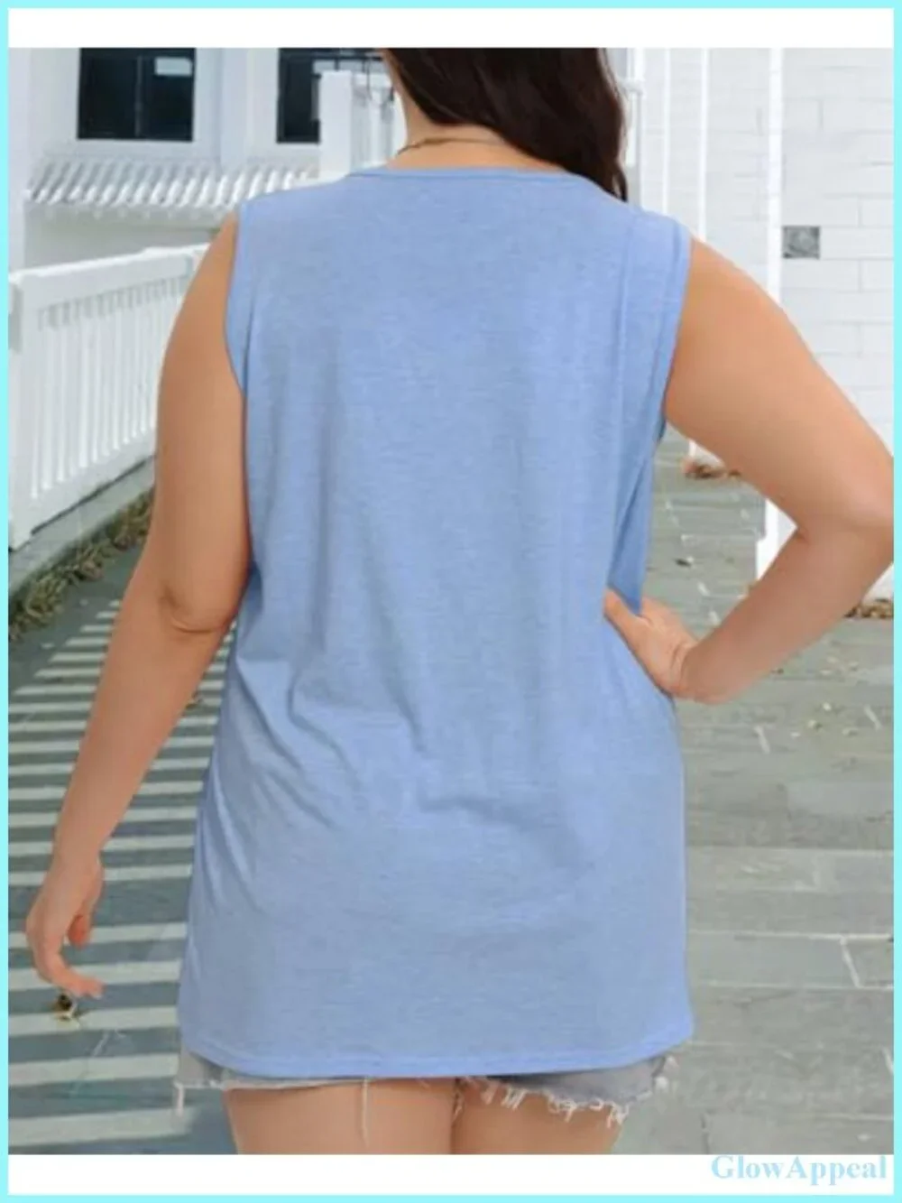 Plus Size Tank Tops for Women Sleeveless Cotton